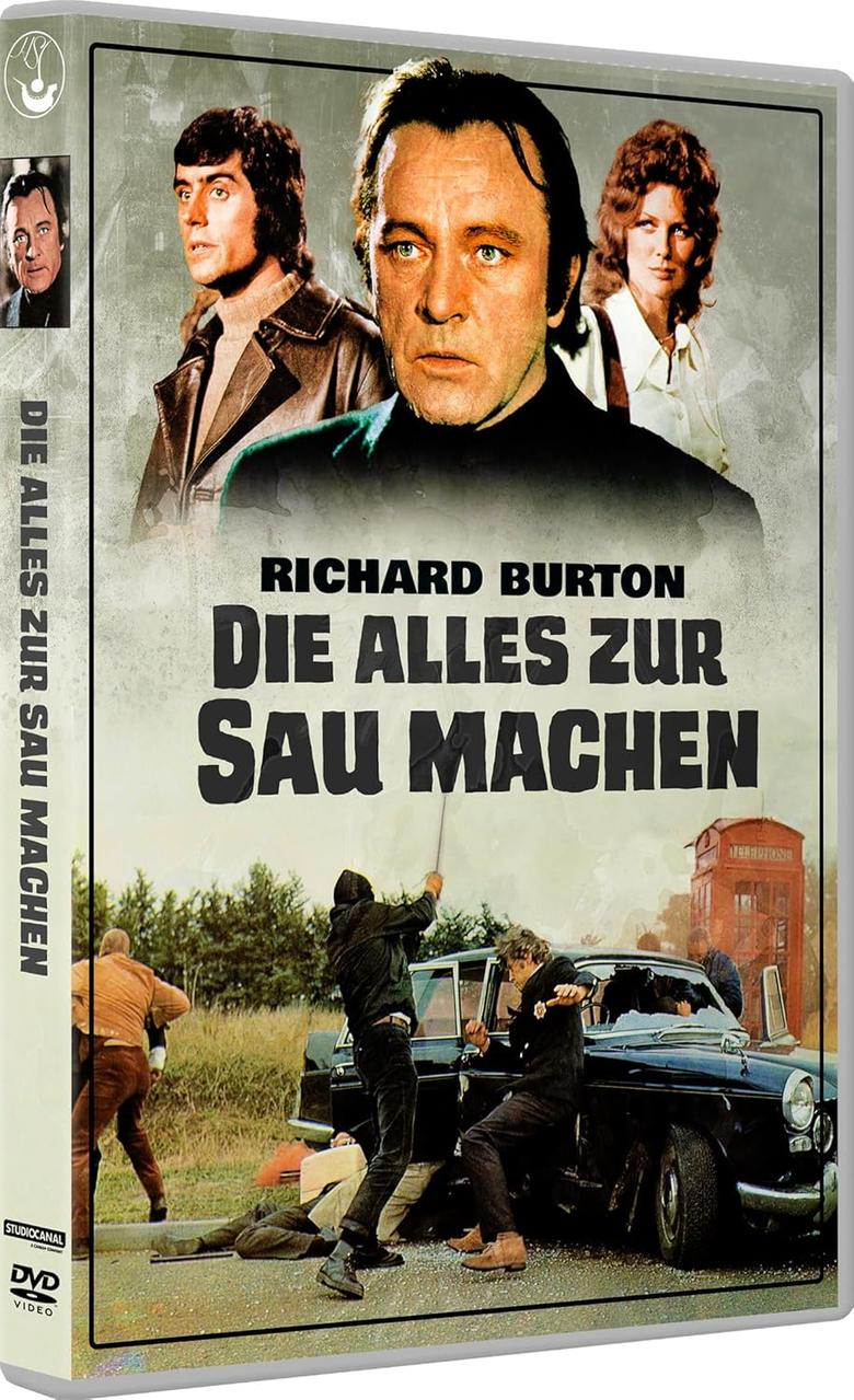 DVD-Box-Art mit Richard Burton und anderen Schauspielern.