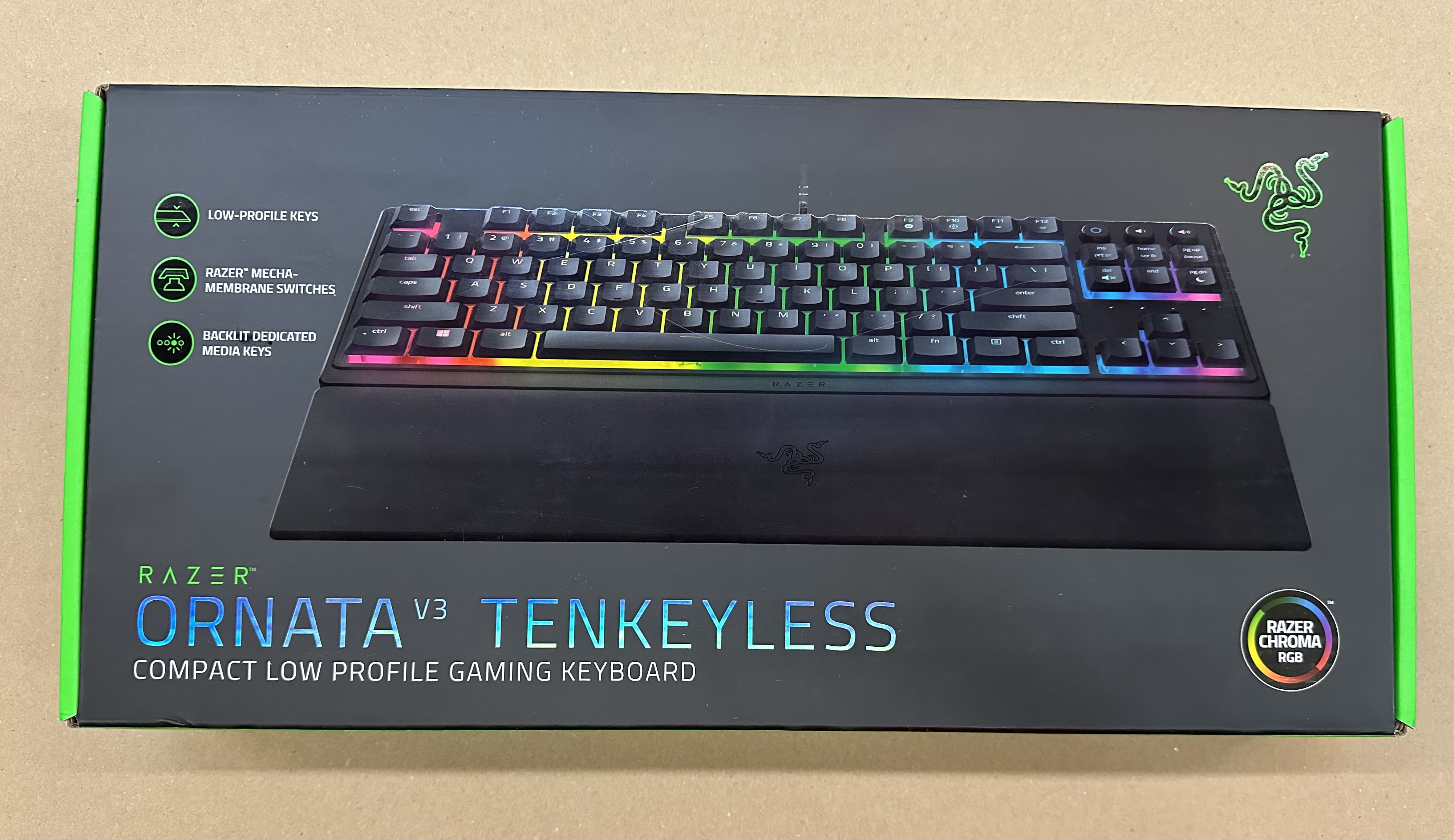 OUTLET - Klawiatura przewodowa RAZER Ornata V3 Tenkeyless
