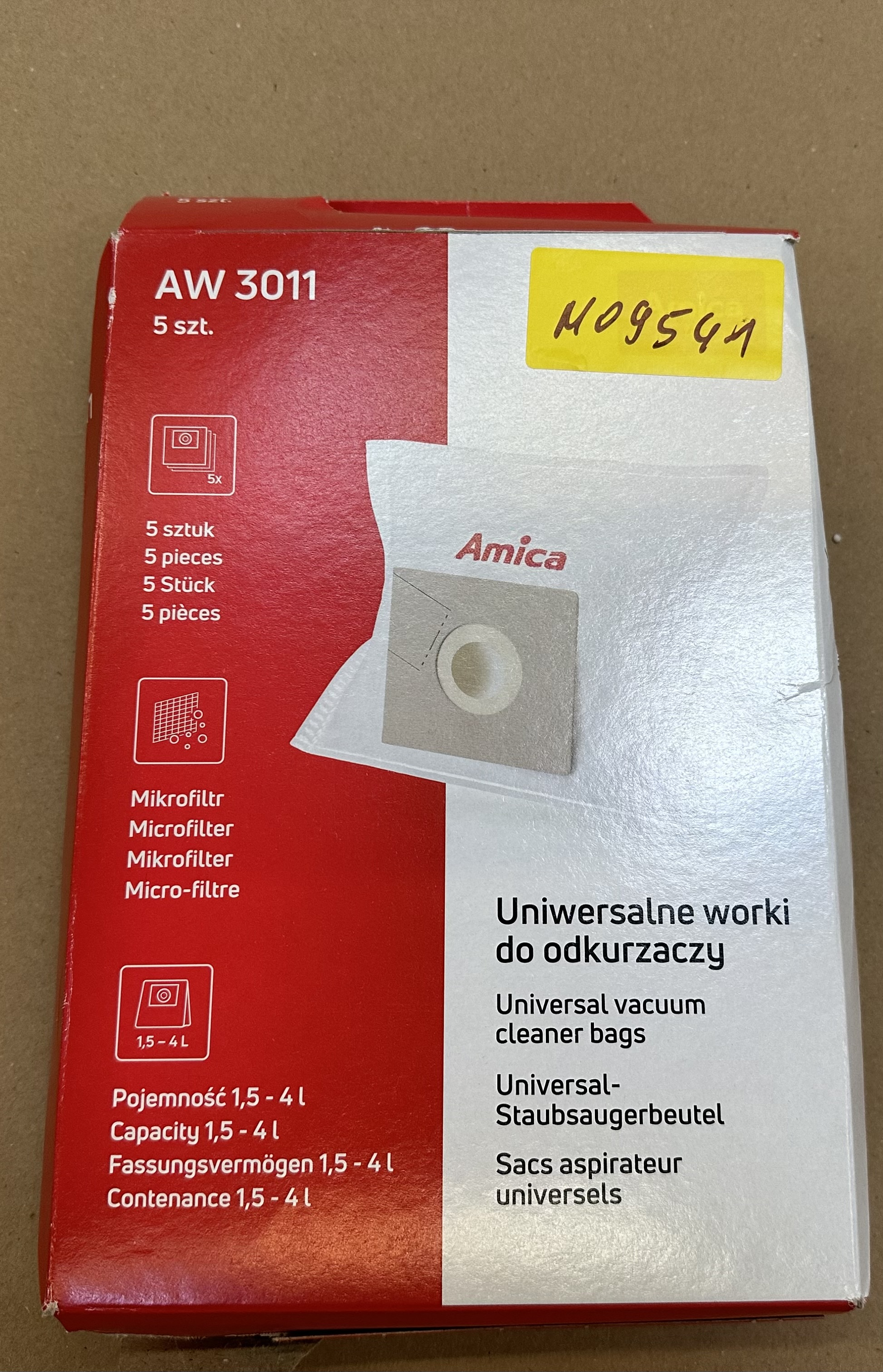 OUTLET - Zestaw worków do odkurzacza AMICA AW3011