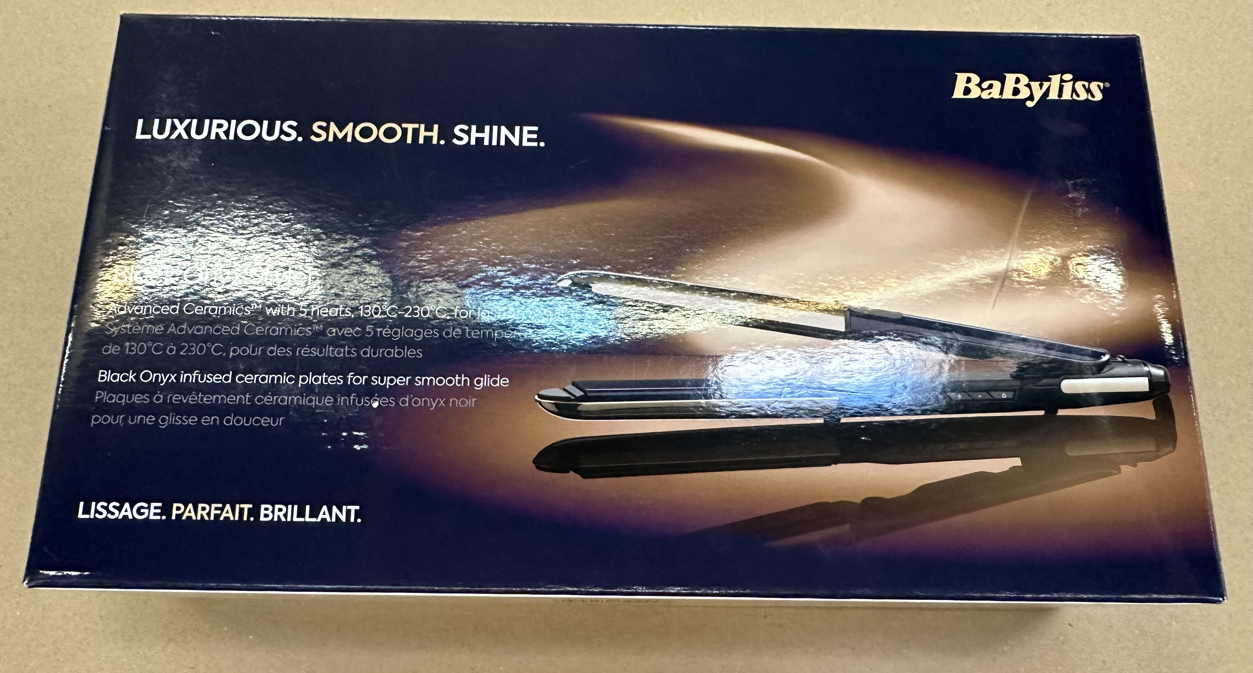 OUTLET - Prostownica do włosów BABYLISS ST484E Black Onyx Styler