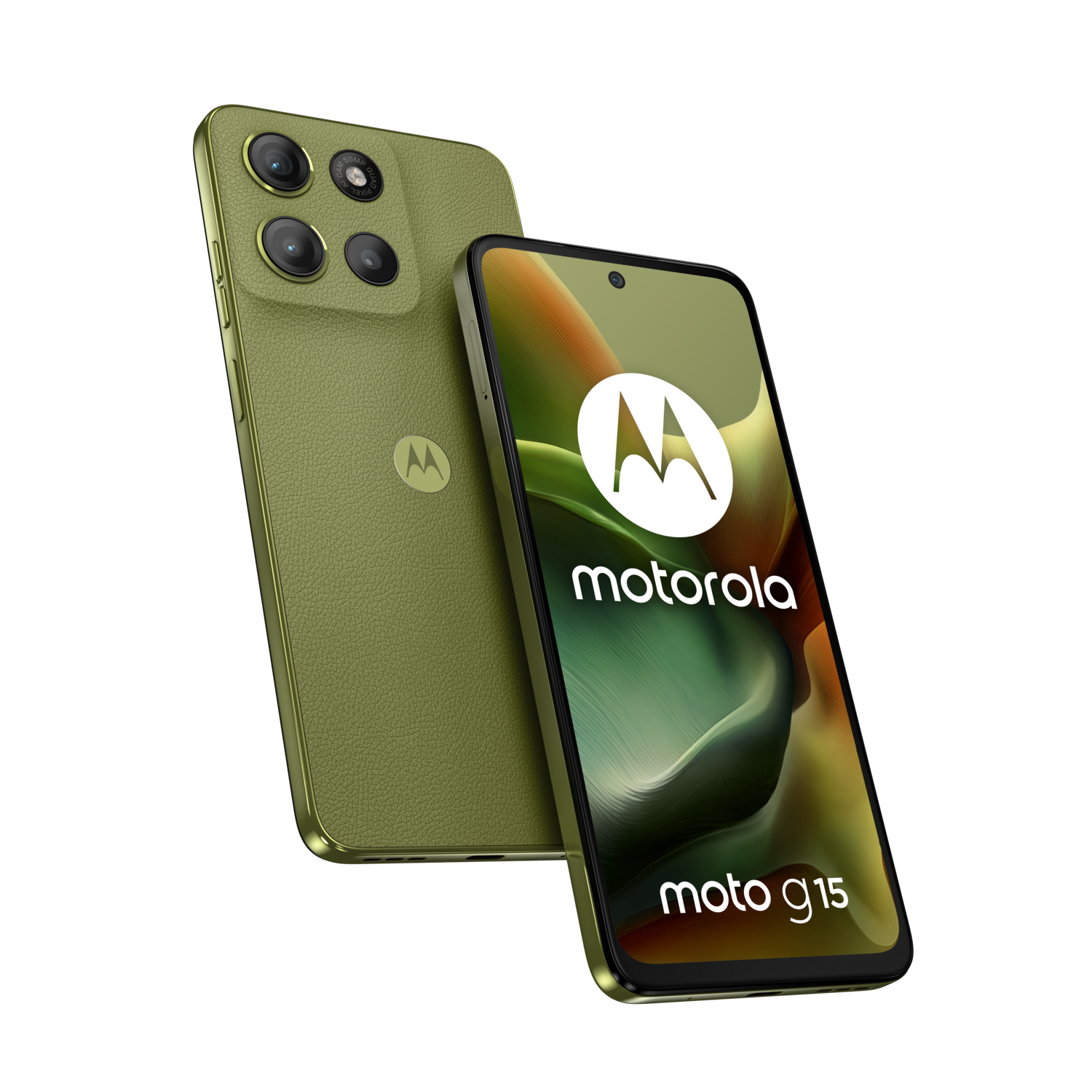 Motorola Moto G15 - 128 Gb Iguana Green Groen afbeelding