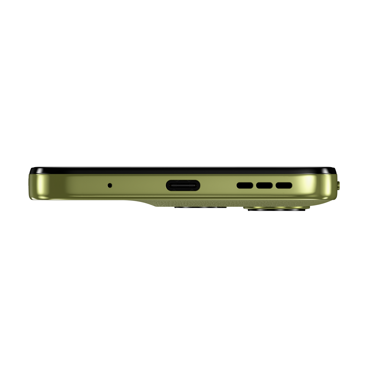 Silver flip phone with large buttons and a screen displaying a menu.