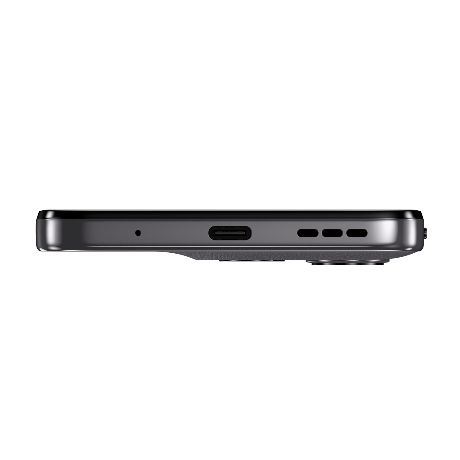 Phone with a bottom port.