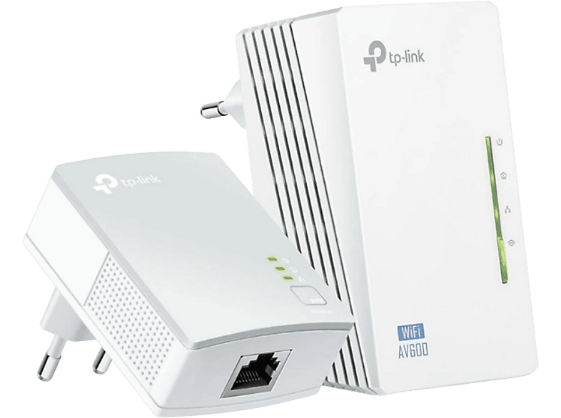 TP-LINK TL-WPA4220 KIT, N300 Mbps, AV600, Fast Ethernet Portlu, Wi-Fi 4 Powerline Adaptör Kiti