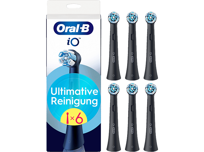 Oral-B iO Ultimative Reinigung Black 6er, Aufsteckbürsten