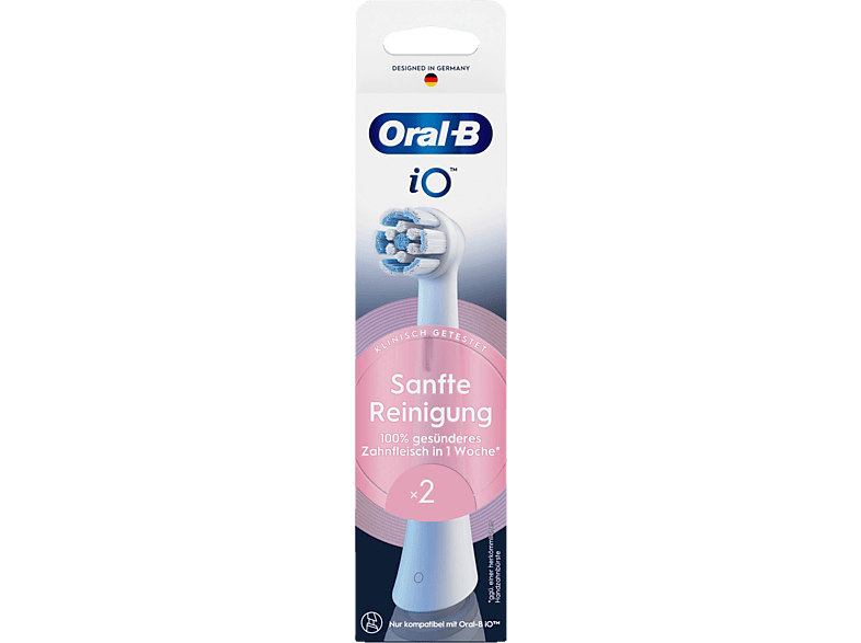 Oral-B iO Sanfte Reinigung 2er White, Aufsteckbürsten — Foto 2 von 2