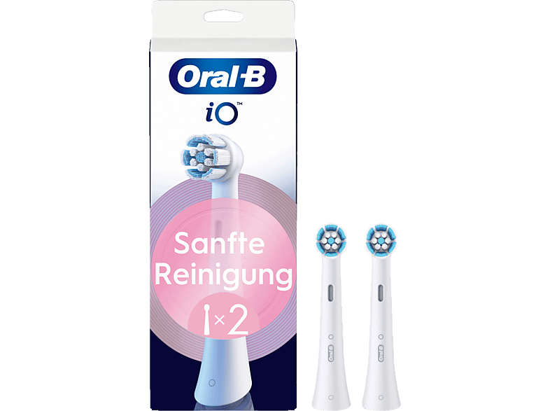 Oral-B iO Sanfte Reinigung 2er White, Aufsteckbürsten