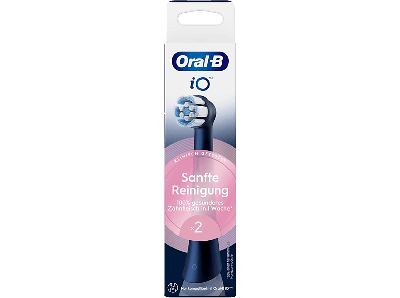 Oral-B iO Sanfte Reinigung Black 2er, Aufsteckbürsten — Foto 2 von 2