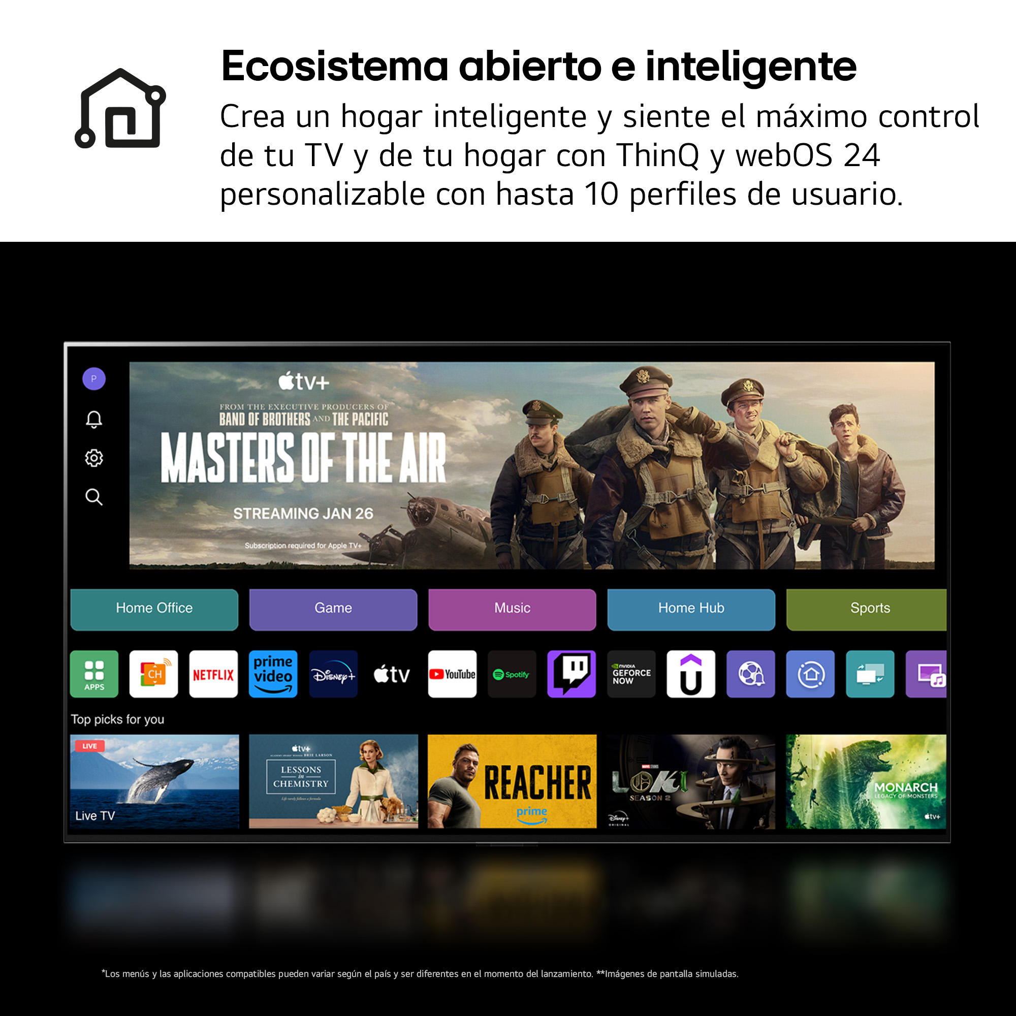 Una etiqueta energética de TV con una clasificación E, que muestra el consumo de energía en kWh.