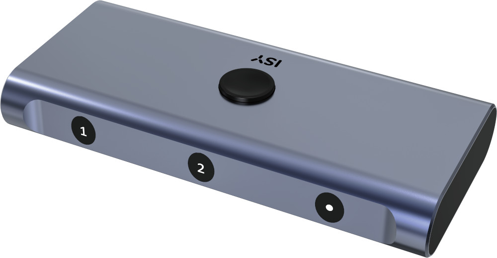 A grey device with three buttons.