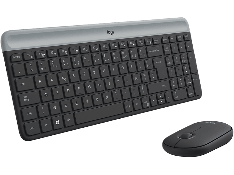 Logitech Draadloos Toetsenbord En Draadloze Muis Mk470 Azerty Zwart (920-009194)