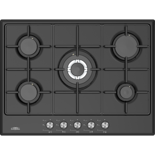 Everglades EVBI8512 Table de Cuisson à Gaz Encastrable