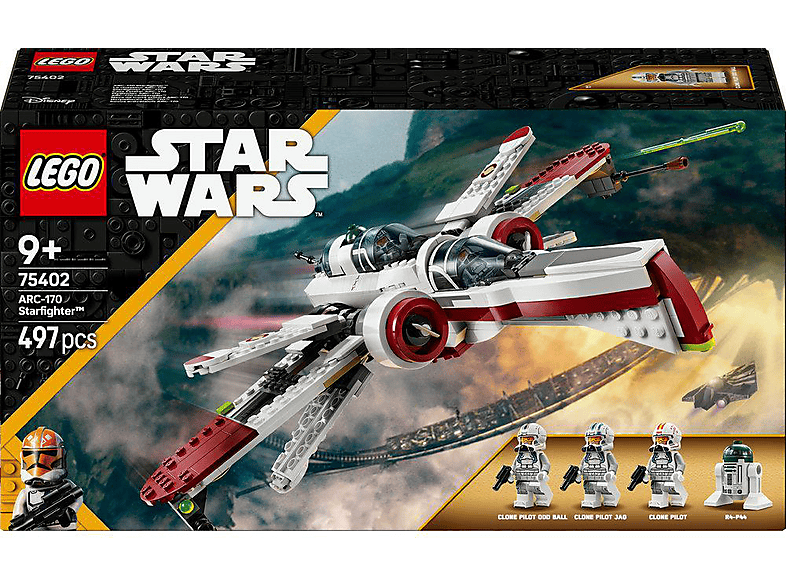 LEGO Star Wars™ 75402 ARC-170 Starfighter™ Bausatz, Mehrfarbig