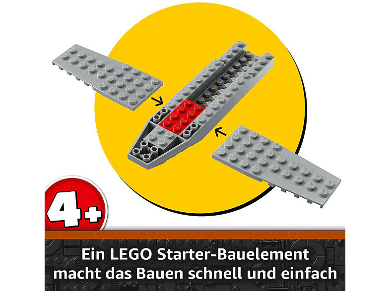 LEGO Star Wars™ 75410 Mandos und Grogus N-1 Starfighter™ Bausatz, Mehrfarbig