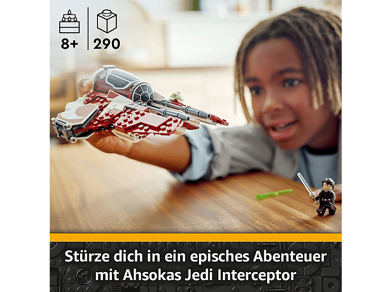LEGO Star Wars™ 75401 Ahsokas Jedi Interceptor™ Bausatz, Mehrfarbig