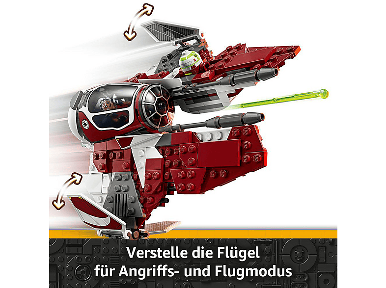 LEGO Star Wars™ 75401 Ahsokas Jedi Interceptor™ Bausatz, Mehrfarbig