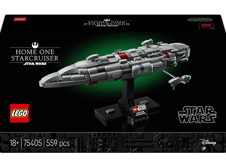LEGO Star Wars™ 75405 Home One Starcruiser Bausatz, Mehrfarbig