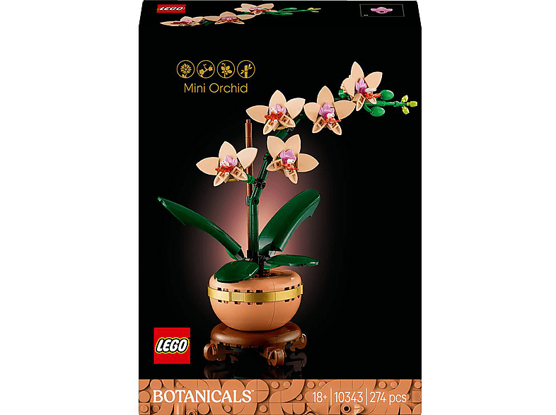 Lego Botanicals 10343 Mini-Orchidee Bausatz, Mehrfarbig — Foto 3 von 5