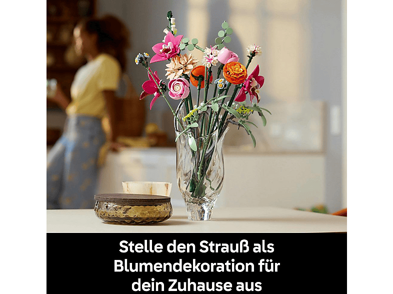 Lego Botanicals 10342 Schöner Rosafarbener Blumenstrauß Bausatz, Mehrfarbig — Foto 5 von 5