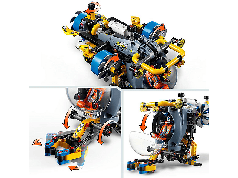 Lego Technic 42201 Tiefseeforscher U-Boot Bausatz — Foto 4 von 5