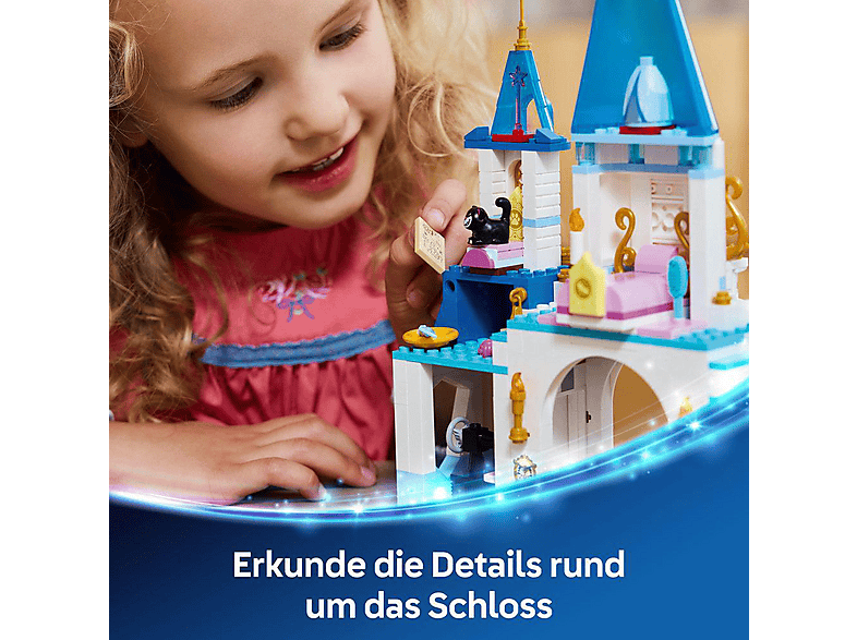 Thumbnail - LEGO Disney Princess 43275 Cinderellas Schloss und Pferdekutsche Bausatz, Mehrfarbig
