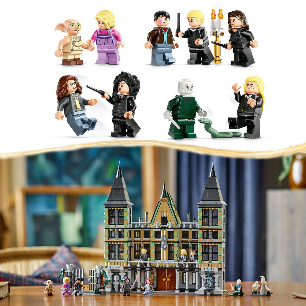 Lego Harry Potter Set mit Minifiguren und Hogwarts. Enthält Gebäude.
