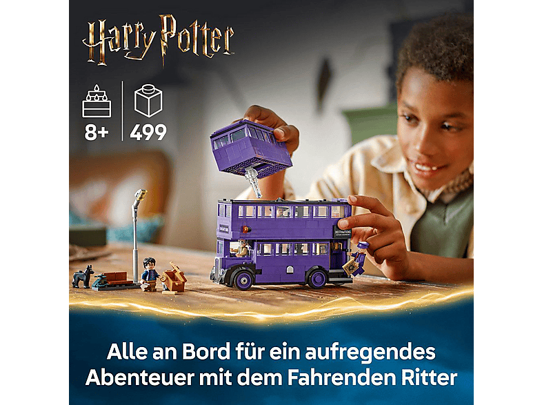 Thumbnail - LEGO Harry Potter™ 76446 Abenteuer mit dem Fahrenden Ritter Bausatz, Mehrfarbig