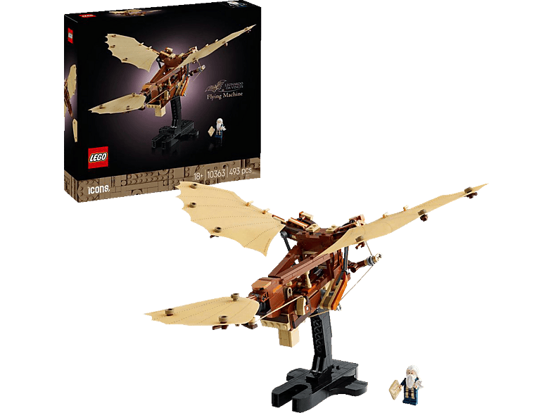 Lego Icons 10363 Leonardo da Vincis Fluggerät Bausatz