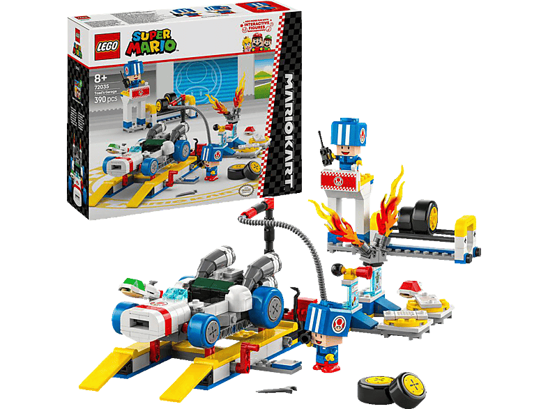 Lego Super Mario 72035 Mario Kart™ – Toads Werkstatt Bausatz, Mehrfarbig