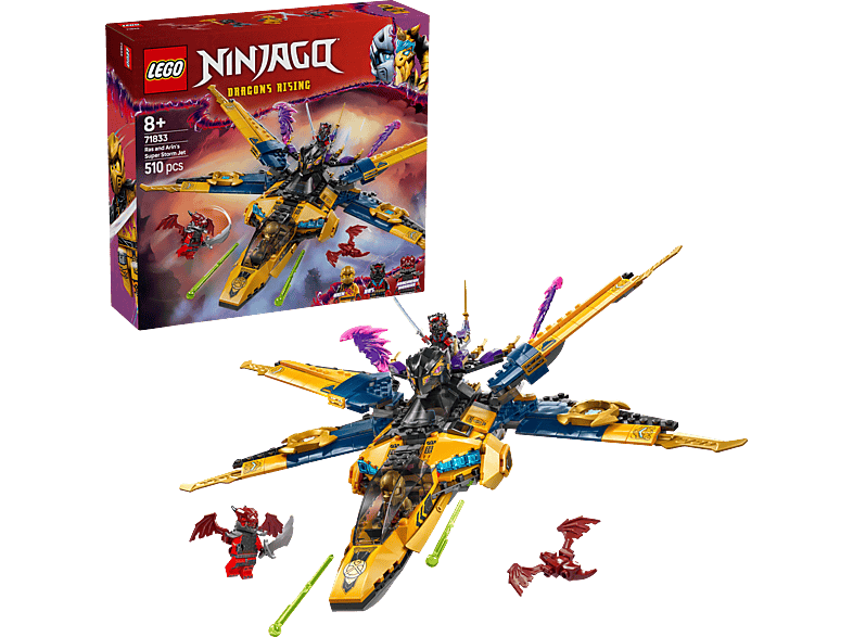 LEGO Ninjago 71833 Ras und Arins Super-Sturmflieger Bausatz