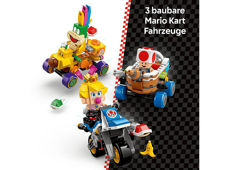 LEGO Super Mario 72036 Kart™ – Baby Peach & Grand Prix–Set Bausatz, Mehrfarbig
