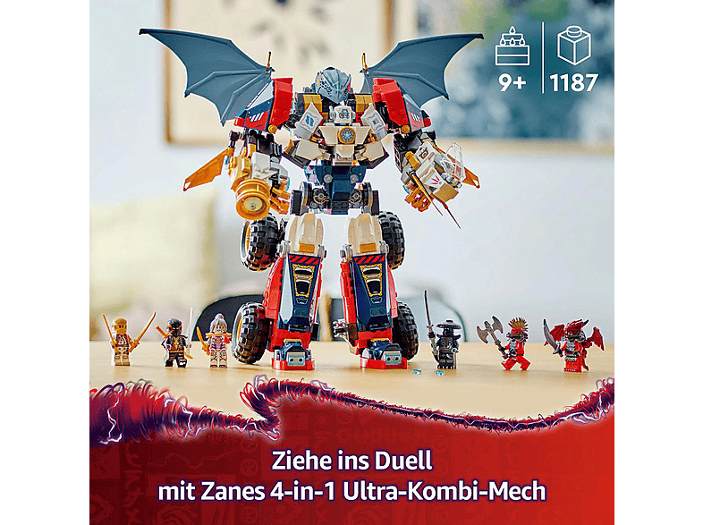 Thumbnail - LEGO Ninjago 71834 Zanes Ultra-Kombi-Mech Bausatz, Mehrfarbig