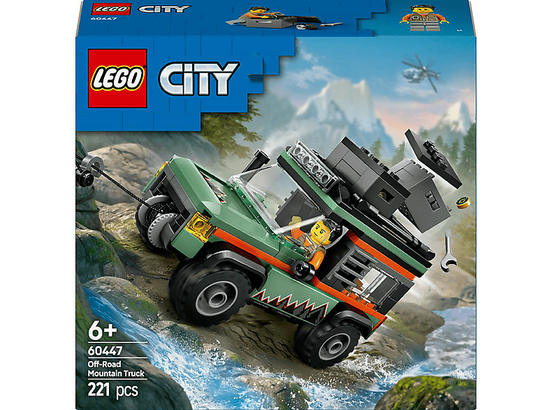 LEGO City 60447 Offroad Geländewagen Bausatz, Mehrfarbig