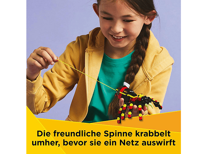 Thumbnail - LEGO Creator 31159 Wilde Tiere: Überraschungsspinne Bausatz, Mehrfarbig