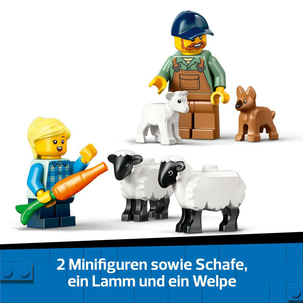 LEGO City 60461 Traktor mit Anhänger Bausatz, Mehrfarbig | MediaMarkt