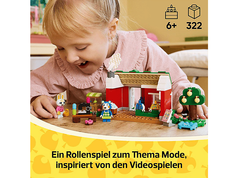 Thumbnail - LEGO Animal Crossing 77055 Die Schneiderei der Schneiderschwestern Bausatz, Mehrfarbig