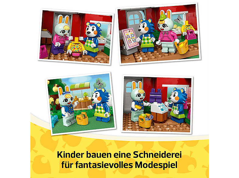 Thumbnail - LEGO Animal Crossing 77055 Die Schneiderei der Schneiderschwestern Bausatz, Mehrfarbig
