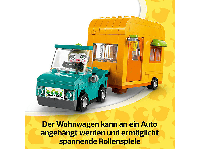 Lego Animal Crossing 77054 Gerds Wohnwagen & Gärtnerei Bausatz, Mehrfarbig — Foto 3 von 5