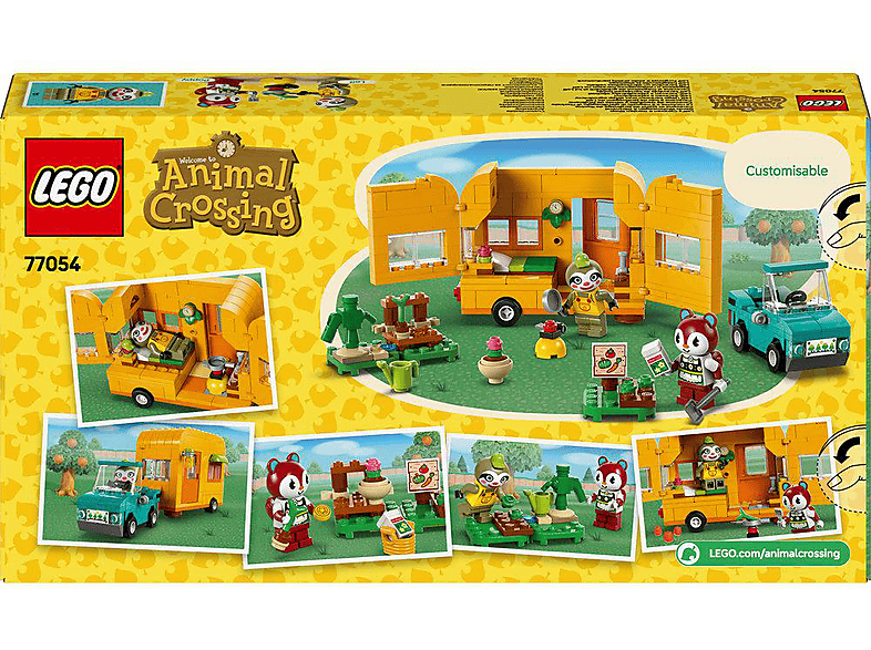Lego Animal Crossing 77054 Gerds Wohnwagen & Gärtnerei Bausatz, Mehrfarbig — Foto 4 von 5