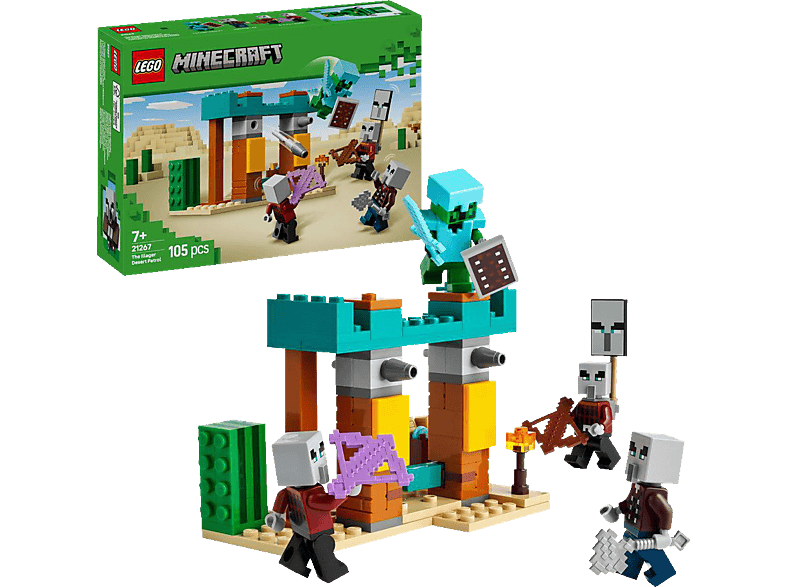Lego Minecraft 21267 Die Illager-Wüstenpatrouille Bausatz
