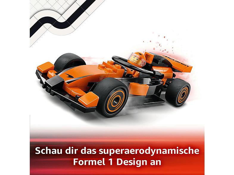 Lego City 60442 F1® Rennfahrer mit McLaren Rennauto Bausatz — Foto 2 von 5