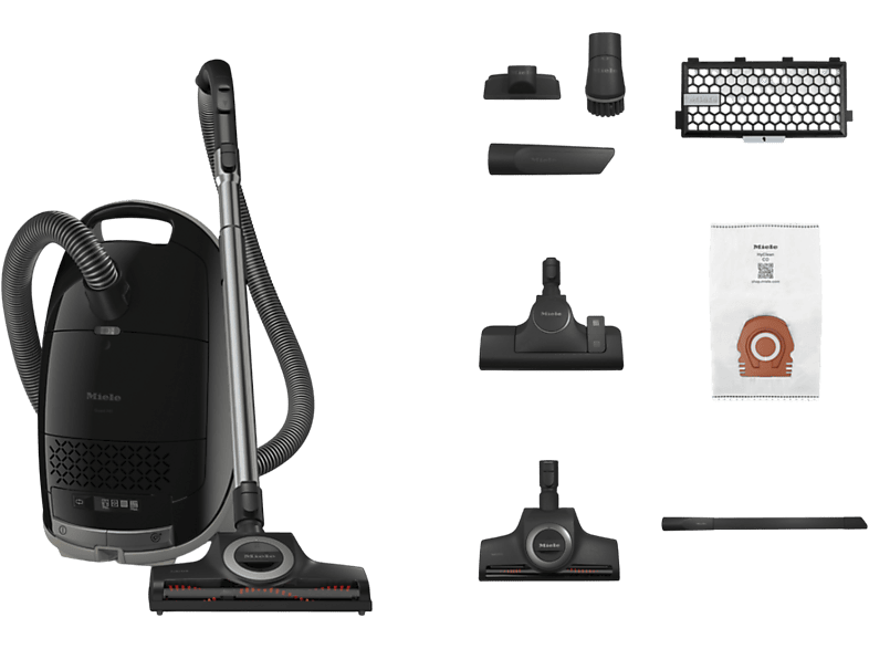 MIELE Guard M1 Cat&Dog Flex Stofzuiger met zak Obsidiaanzwart