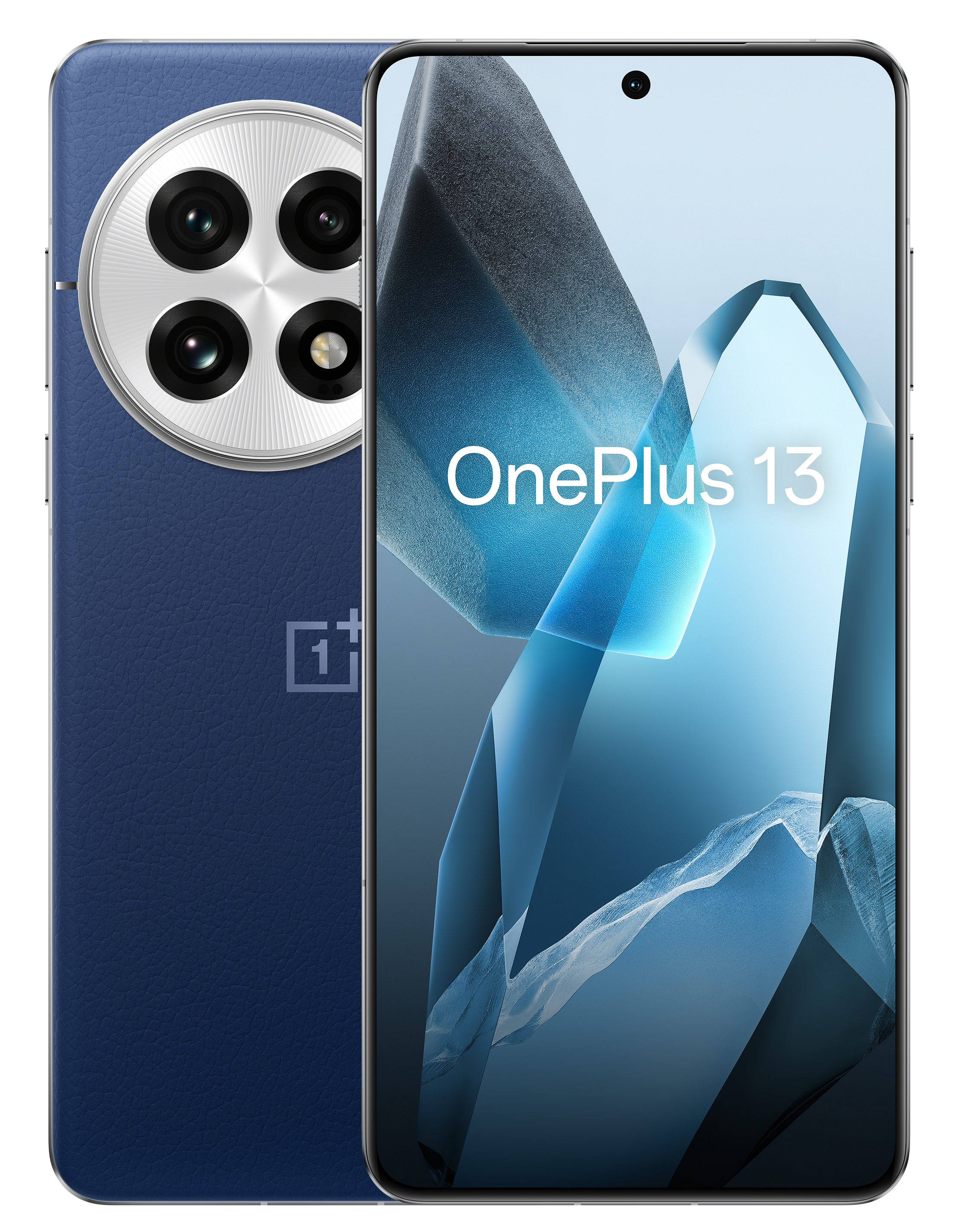 Smartfon z potrójnym aparatem i logo OnePlus 13.