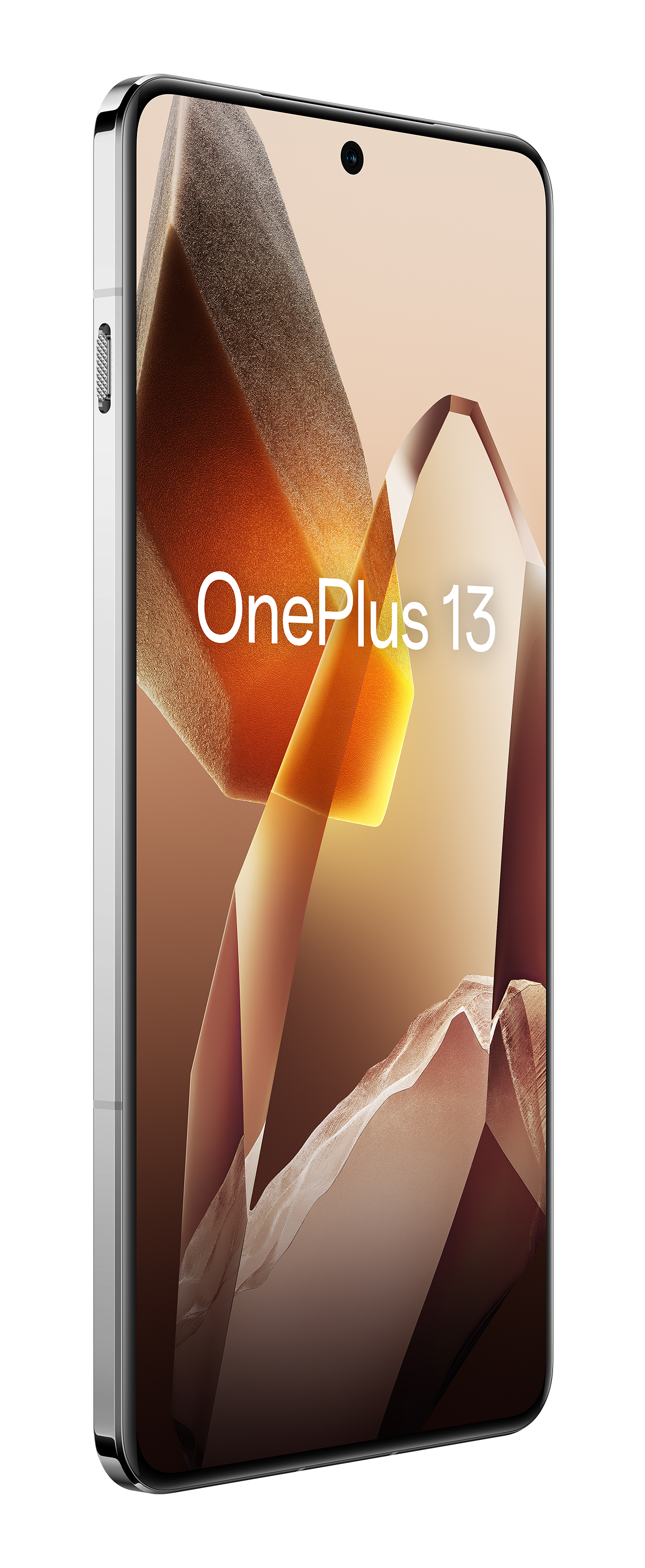 Telefon OnePlus 13. Duży ekran, wyświetlana nazwa produktu.