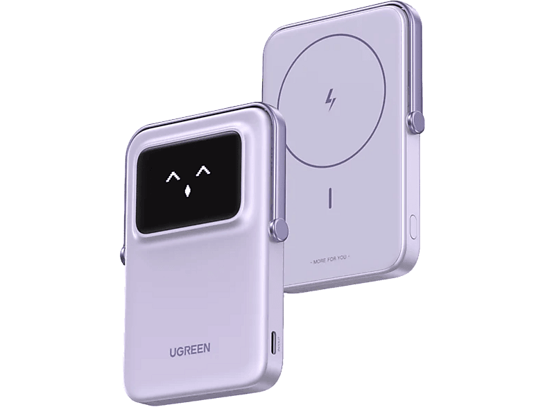 UGREEN Uno MagSafe Wireless 5.000 mAh 20W Hızlı Şarj Powerbank, Mor 35606