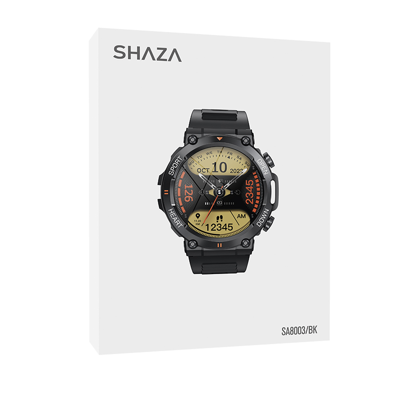 SHAZA Akıllı Saat 03 Pro Siyah Fiyat & Özellik | MediaMarkt