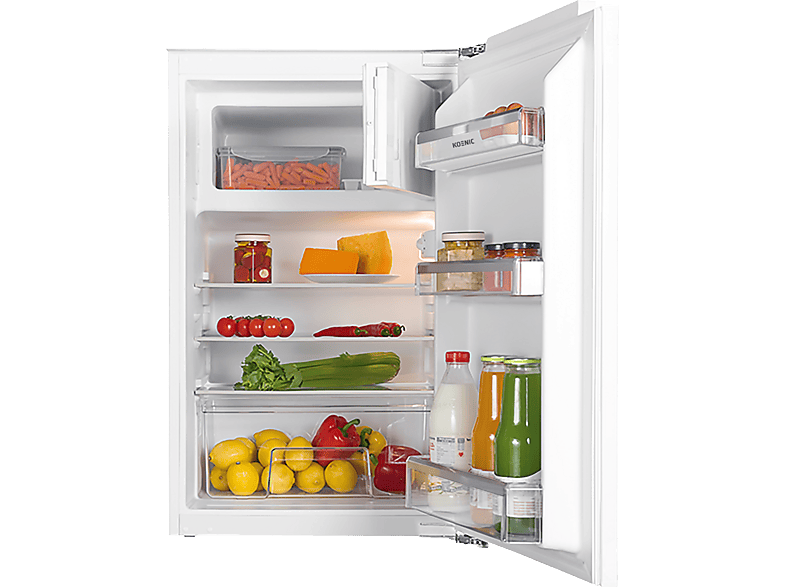 KOENIC KBK 8811 E DOD Fridge Einbaukühlschrank (116 l, E, 871 mm hoch}, Weiß)