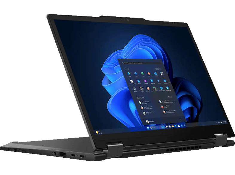 LENOVO - B2B X13 2IN1 , B2B Convertible, mit 13,3 Zoll Display Touchscreen, Intel Core Ultra 5 125U Prozessor, 16 GB RAM, 512 GB SSD, Intel UHD Graphics, Schwarz, Windows 11 Pro (64 Bit)