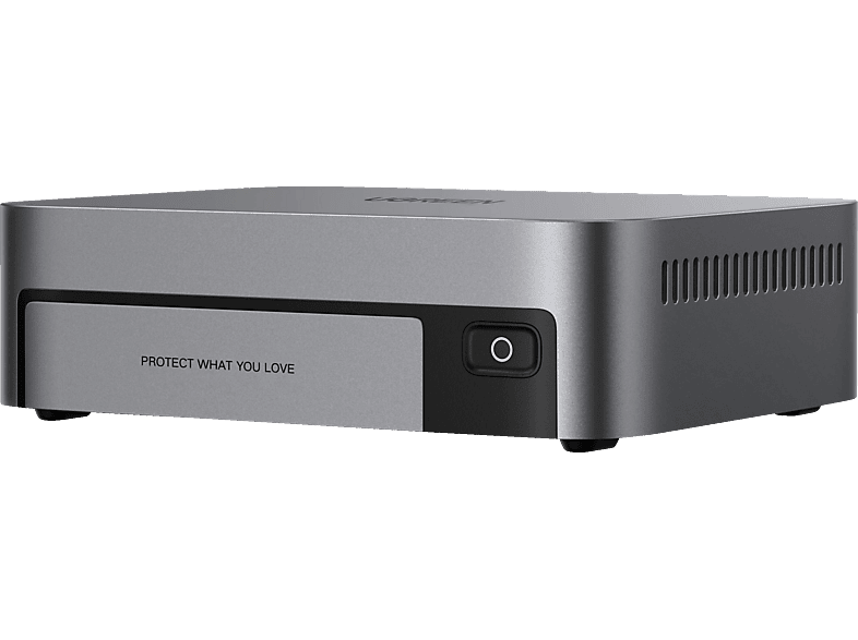 UGREEN DXP480T Plus NAS (Diskless) 2,5 Zoll Anzahl Festplattenschächte: 4 Grau}