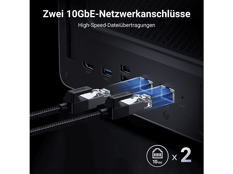 UGREEN NASync DXP6800 Pro 6-Bay 208TB NAS; NAS (Diskless) — Foto 4 von 5